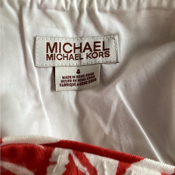 Michael Kors burnt orange mini skirt size 4 - Picture 3 of 3